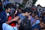Abhishek Bachchan, Katrina Kaif with Dhoom 3 starcast mobbed at movie promotions on 18th Dec 2013